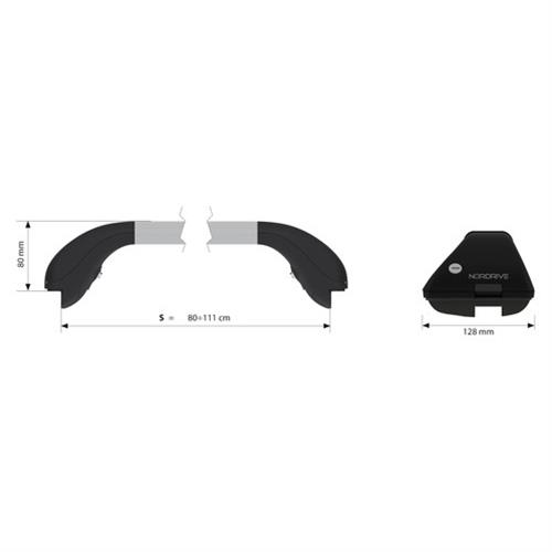 Τηλεσκοπικές Μπάρες Αλουμινίου Snap-alu (s) 80-111CM 2τεμ. - Thumbnail 3