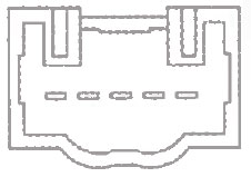 Διακόπτης Παραθήρων  Toyota Land Cruiser 4700 Μονός 5PIN - Thumbnail 2
