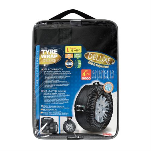 Τσαντες Μεταφορας 4 Ελαστικων Tyre Wrap Deluxe (l) 73 Χ 35 Cm - 13-19 Inch - Thumbnail 4