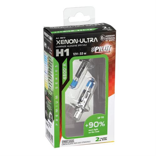 H1 12V 55W P14,5S Λαμπα Xenon Ultra 4.800K +90%  2τεμ. - Thumbnail 2