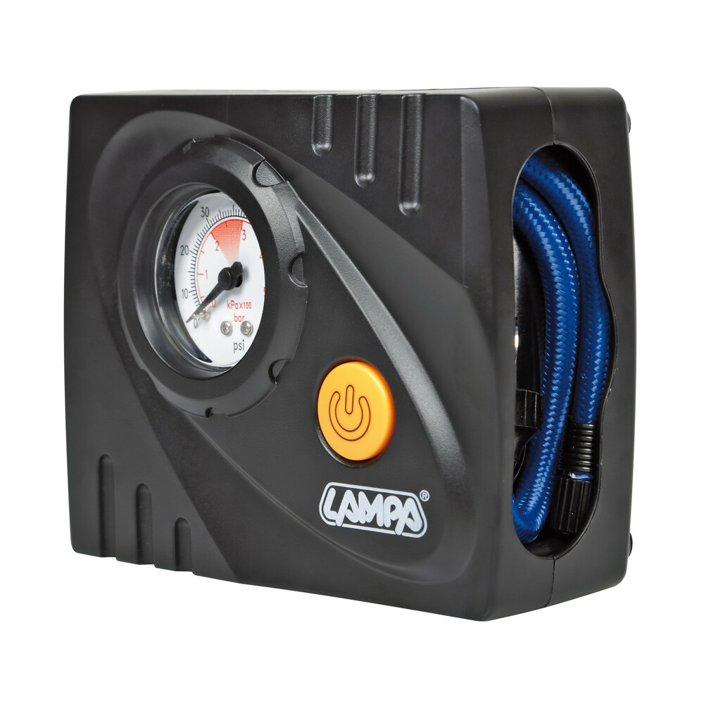 Κομπρεσέρ Ελαστικών 12V 450ML Με Υγρό Επισκευής 450ML Μανόμετρο Και Μετρητή Πίεσης - Thumbnail 3