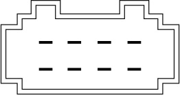 Διακόπτης Παραθύρου Για Vw Golf 3 /caddy 2 /polo /vento /sharan 8PIN - Thumbnail 2