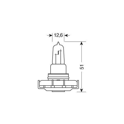 PS24W 12V 24W 450LM PG20-3 Standard Line 1τεμ. Σε Blister - Thumbnail 3