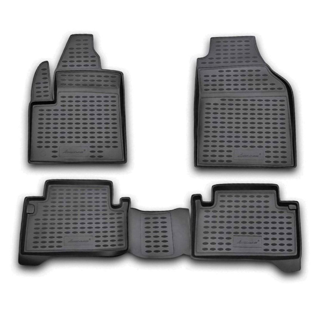 Novline – Πατάκια Σκαφάκια για Ford Transit Tourneo Connect 06/2002 > 10/2013 5πορτο / MiniVan / Επαγγελματικό για αντοχή καθημερινής χρήσης από TPE λάστιχο – 1 Σετ (1571892G/NV)