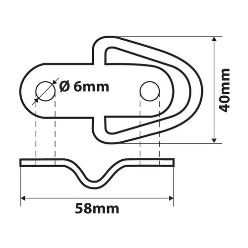 Βασεις Δεσιματος G-4 180KG Φορτιου Και 540KG Αντοχης Πιεσης 2τεμ. - Thumbnail 3