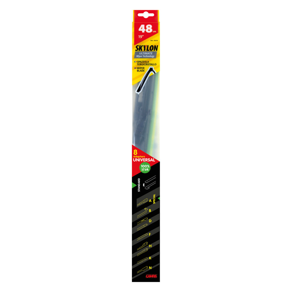 LAMPA – Υαλοκαθαριστήρας Skylon Multi-fit System 48CM 19" Υψηλής Αεροδυναμικής Πίεσης, Για Καθαρή Ορατότητα – 1 Τεμ. (1931.8) - Thumbnail 5