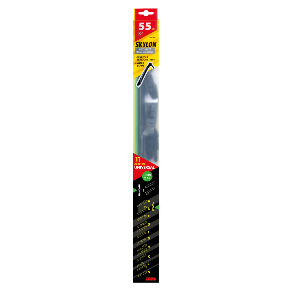 LAMPA – Υαλοκαθαριστήρας Skylon Multi-fit System 55 Cm (22"), Αεροδυναμικός Σχεδιασμός Για Ομαλή Σάρωση Και Μειωμένη Τριβή – 1 Τεμ. (L1932.1) - Thumbnail 5