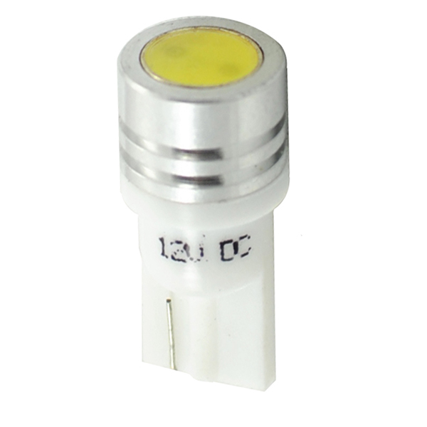 T10 W5W 12V W2,1X9,5D LED 1XHP Λευκο (καρφωτο Ακαλυκο) Blister 2τεμ. M-TECH