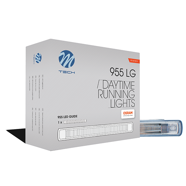 Drl 955LG 12V Osram Προσθετο Daytime Διεθνη Με 2X2LED 185X40X25MM 2τεμ. - Thumbnail 2