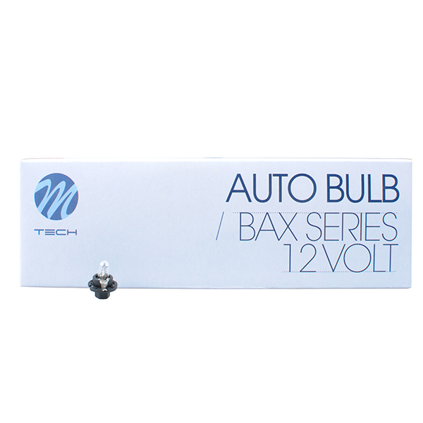 Bax 12V BX8.4D 1,2W Μαυρο Standard Αλογονου Κουτι 10τεμ. - Thumbnail 2