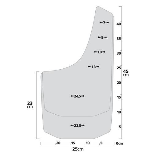 Λασπωτηρες Splash-guards Mud-max 4X4 Size 1 25X45CM 2τεμ - Thumbnail 6