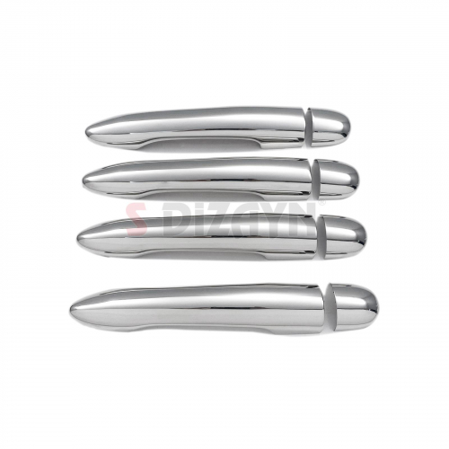 Χερουλια Πορτας Για Χρωμιο Μεταλλικα Nissan Primera P12 2002-2008 4τεμ