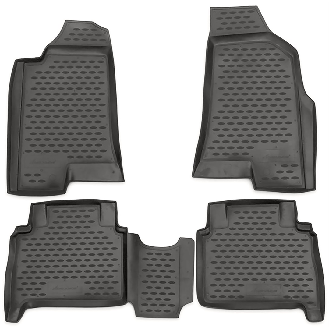 ΠΑΤΑΚΙΑ ΣΕ ΣΚΑΦΗ TPE ΛΑΣΤΙΧΟ ΓΙΑ HUMMER H3 08/2005-02/2010  ΣΕ ΑΝΘΡΑΚΙ ΣΚΟΥΡΟ ΓΚΡΙ ΧΡΩΜΑ NOVLINE - 4 ΤΕΜ.