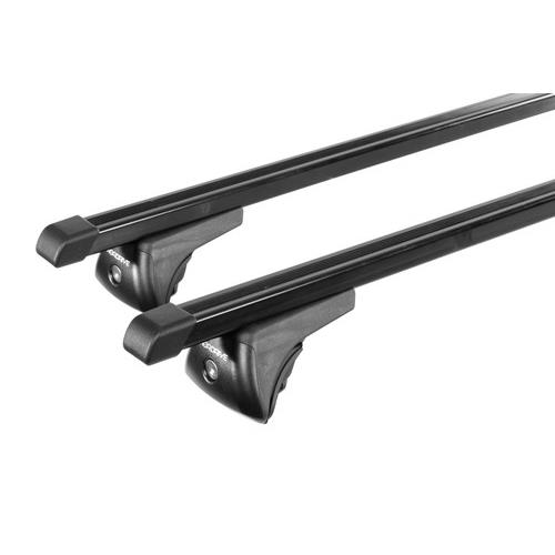 Μπάρες Οροφής  (l) 127CM In Rail Steel Σιδερένιες 2τεμ. Με Κλειδαριές Για Οχήματα Με Flush Railing - Thumbnail 2