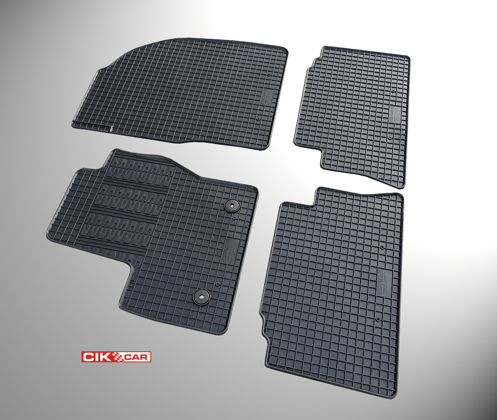CIK - Πατακια Αυτοκινητου Απο Λαστιχο Για Ford Kuga 2013-2015 Σε Μαυρο Χρωμα Με Κουμπωματα - 4 Τεμ. (RM.FO.0009/CK) - Thumbnail 6