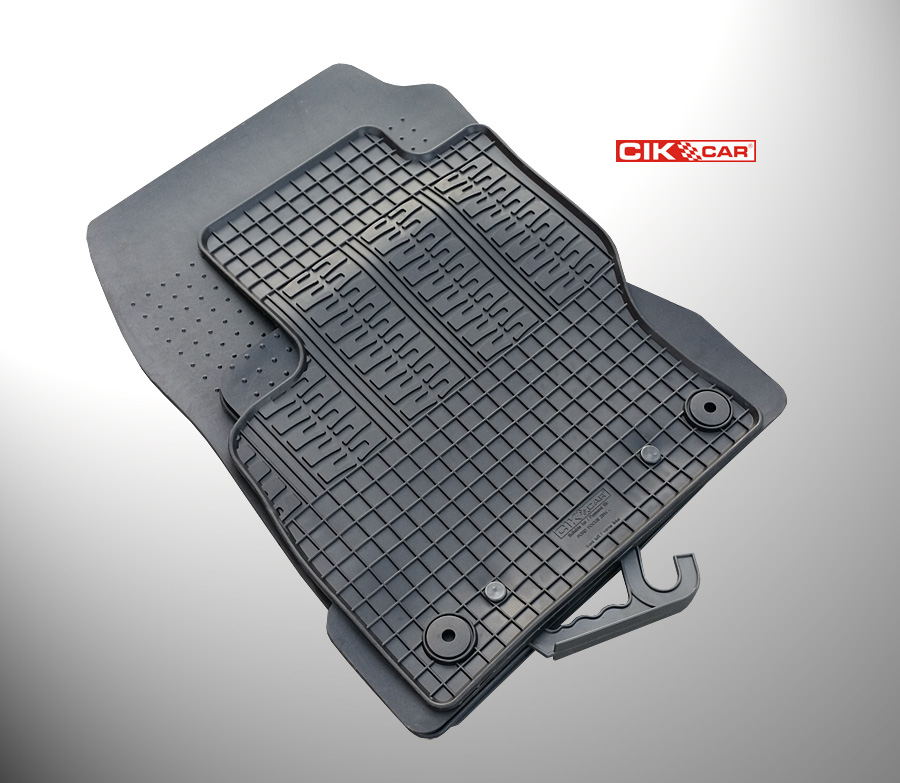 CIK - Πατακια Αυτοκινητου Απο Λαστιχο Για Ford Focus Facelift 2014-2018 Σε Μαυρο Χρωμα Με Κουμπωματα - 4 Τεμ. (RM.FO.0013/CK) - Thumbnail 4