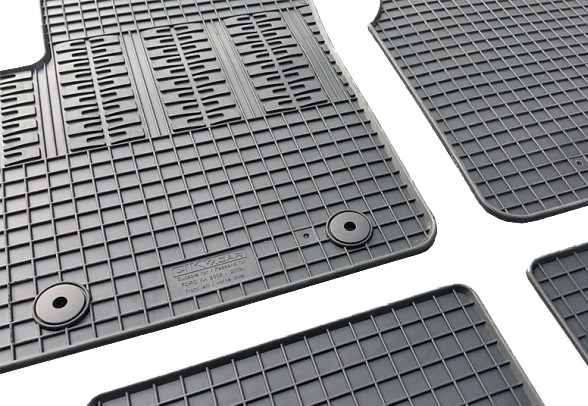 CIK - Πατακια Αυτοκινητου Απο Λαστιχο Για Ford Ka 2008-2017 Σε Μαυρο Χρωμα Με Κουμπωματα - 4 Τεμ. (RM.FO.0023/CK) - Thumbnail 2
