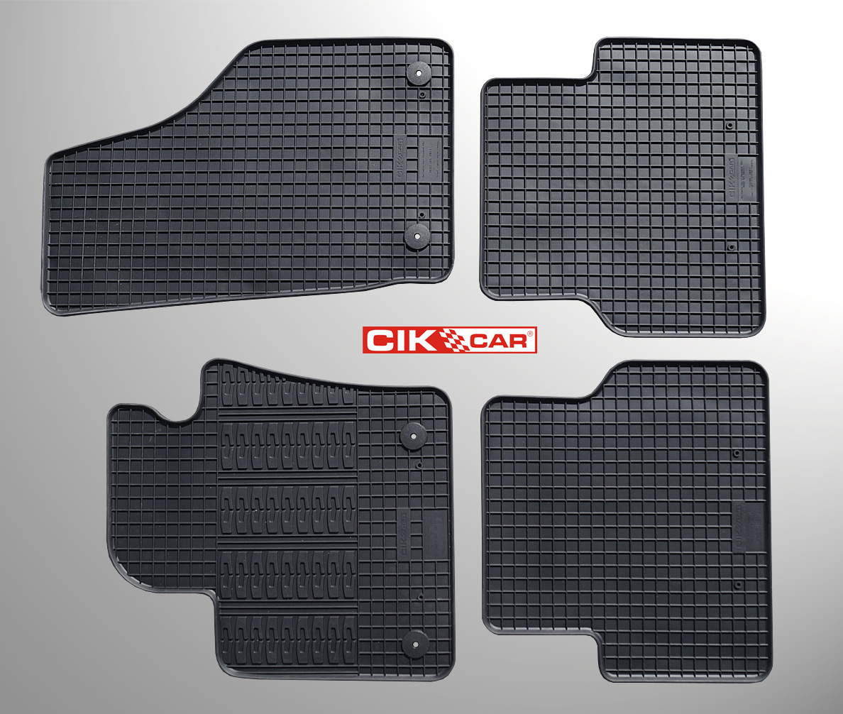 CIK - Πατακια Αυτοκινητου Απο Λαστιχο Για Audi Q3 2011-2018 Σε Μαυρο Χρωμα Με Κουμπωματα - 4 Τεμ. (RM.AU.0002/CK) - Thumbnail 2