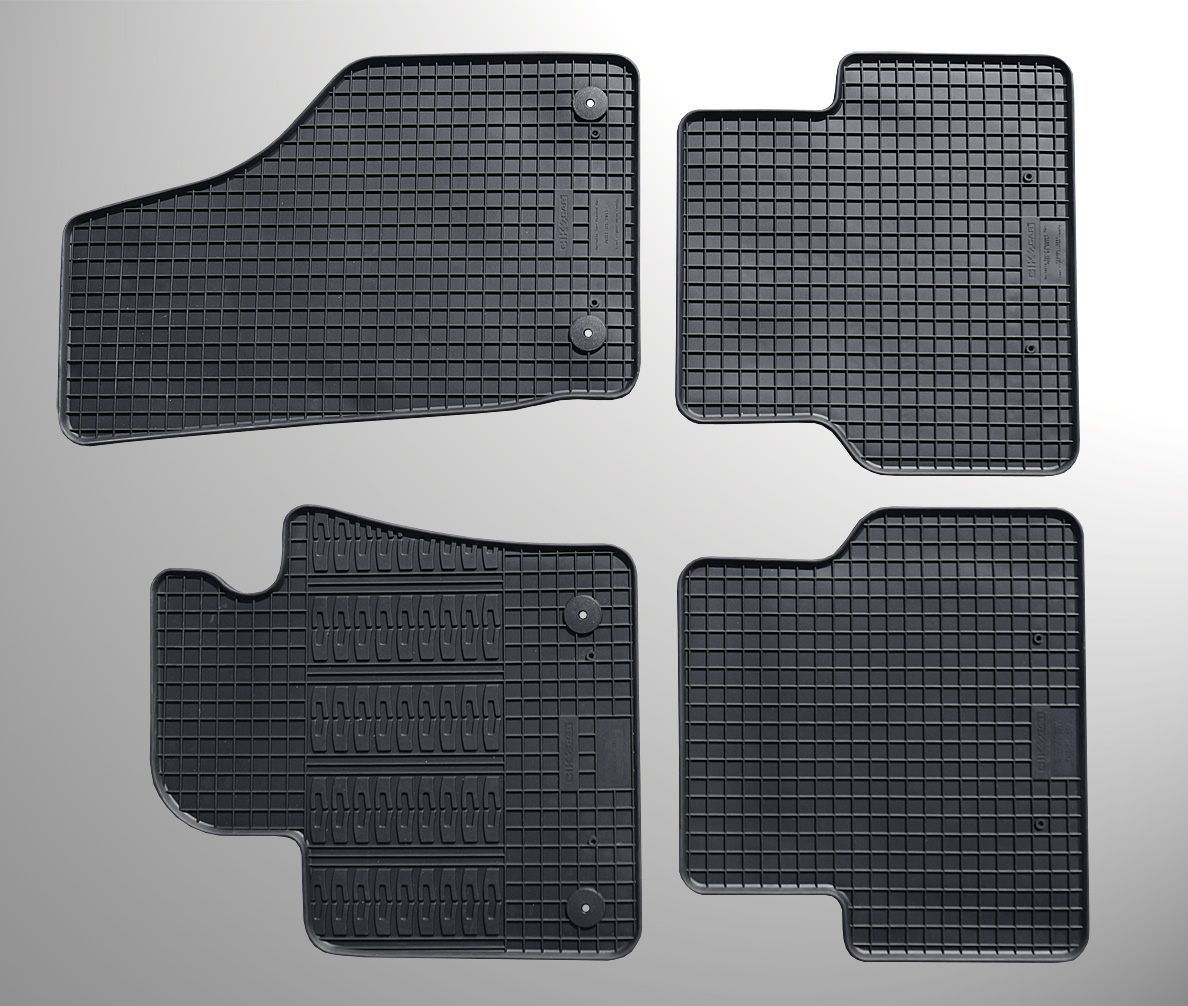 CIK - Πατακια Αυτοκινητου Απο Λαστιχο Για Audi Q3 2011-2018 Σε Μαυρο Χρωμα Με Κουμπωματα - 4 Τεμ. (RM.AU.0002/CK) - Thumbnail 5
