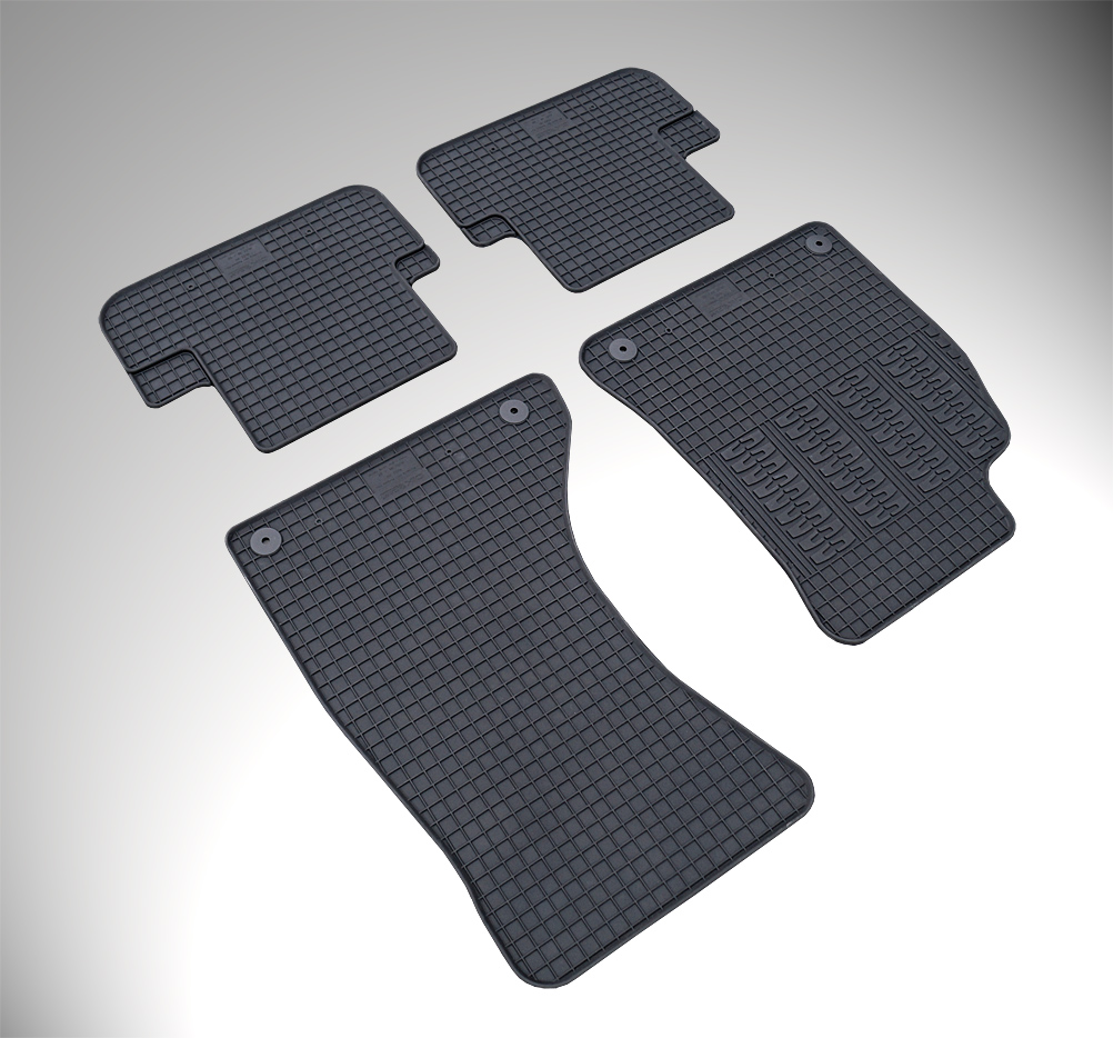 CIK - Πατακια Αυτοκινητου Απο Λαστιχο Για Audi A4 2008-2012 / A5 2007-2015 / S5 2007-2015 Σε Μαυρο Χρωμα Με Κουμπωματα - 4 Τεμ. (RM.AU.0003/CK) - Thumbnail 7