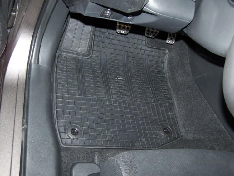 CIK - HONDA Civic Htb 2012-2017  Πατακια Λαστιχο Σε Μαυρο Χρωμα Με Κουμπωματα - 4 Τεμ. (RM.HO.0001/CK) - Thumbnail 5