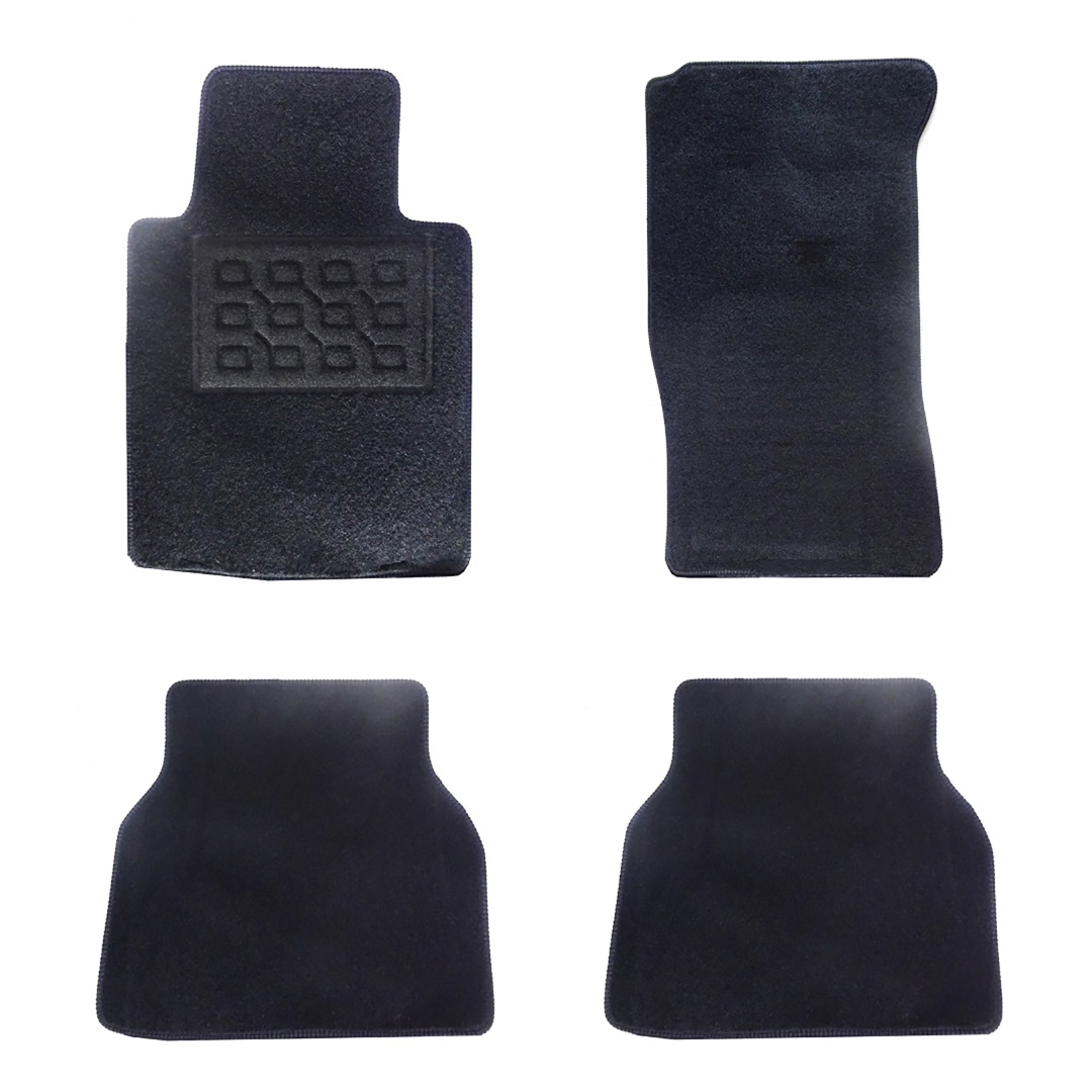 CIK - Πατακια Μοκετα Για Bmw E46 Coupe Sw 4D 04/1998-01/2005 Σε Μαυρο Χρωμα Χωρις Κουμπωματα - 4 Τεμ. (VM.BM.840185/CK)