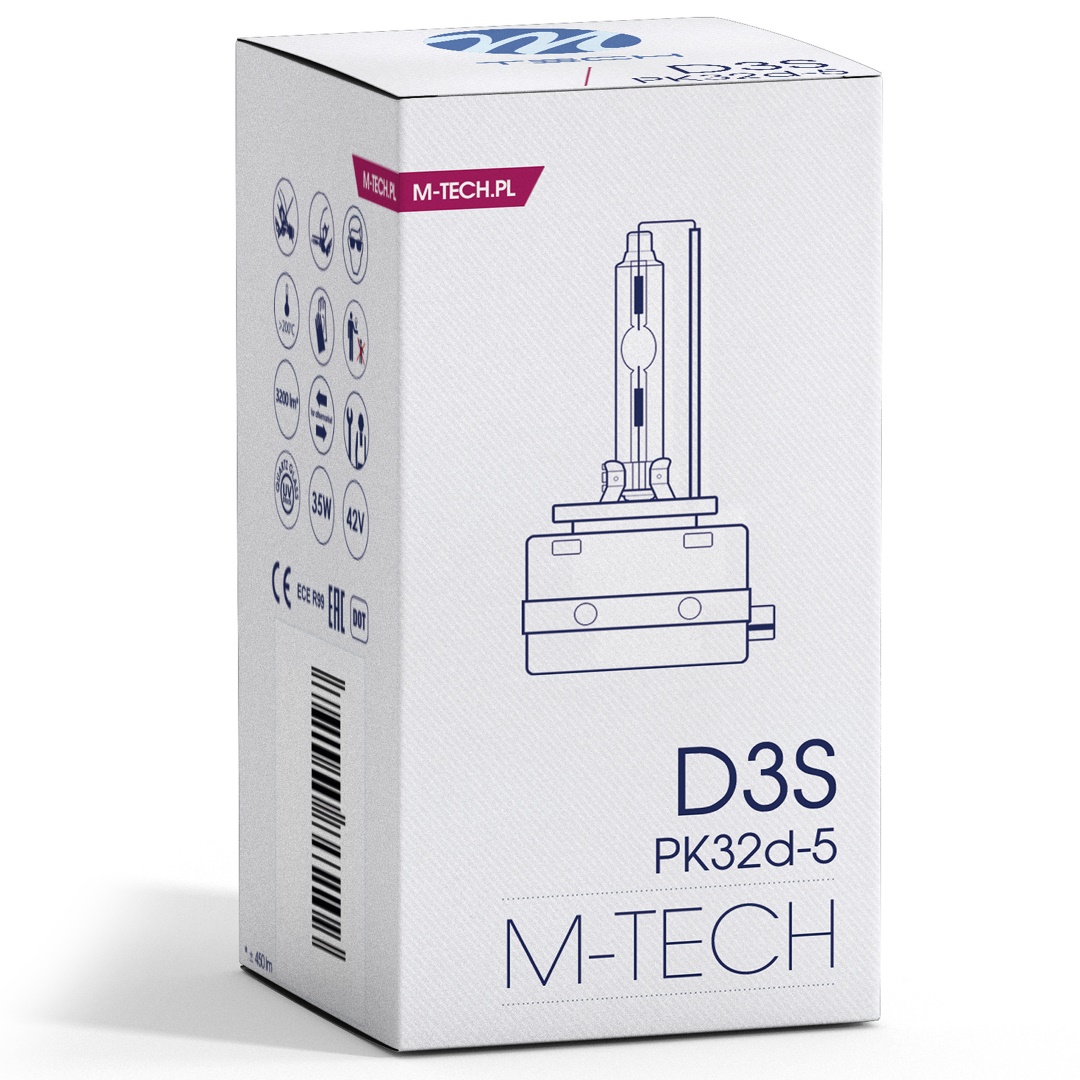 D3S 4.300K 35W PK32D-5 12/24V Ανταλλακτικη Λαμπα Basic 1τεμ. - Thumbnail 2