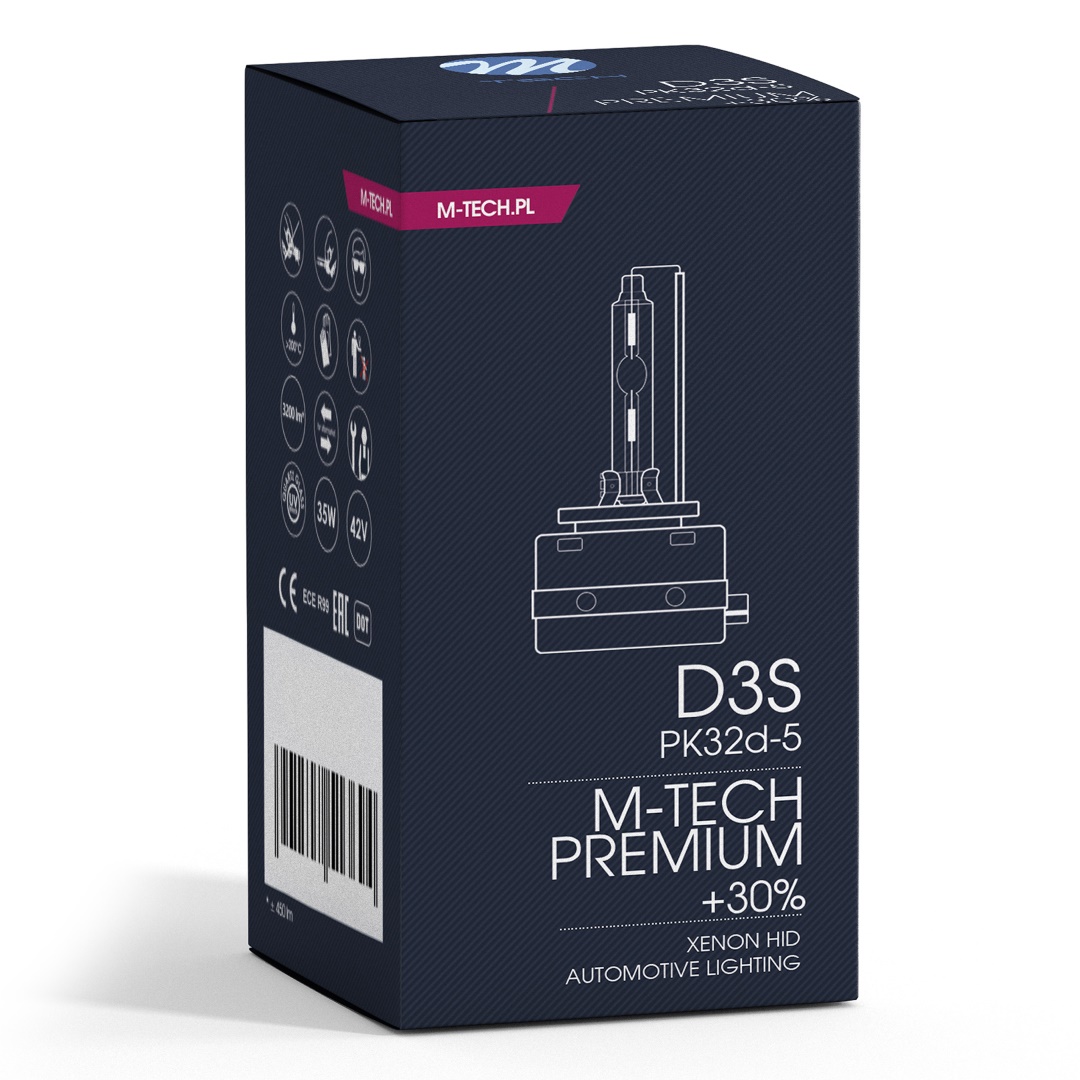 D3S 4.300K 35W PK32D-5 12/24V Ανταλλακτικη Λαμπα Premium 1τεμ. - Thumbnail 2