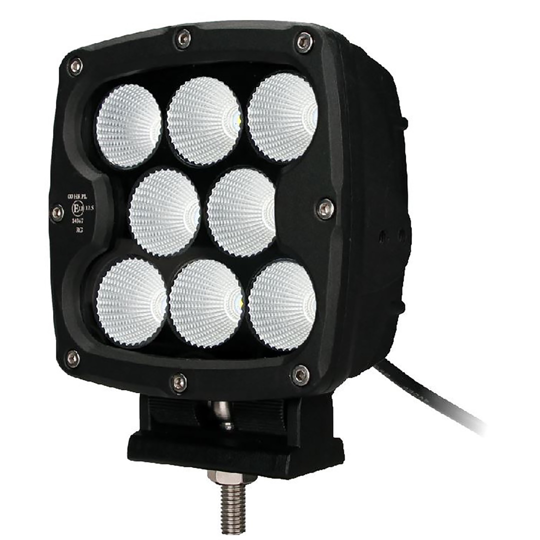 Προβολεας Οδηγησης LED Driving Lights  Μαυρος 10-32V 80W 5600LM 8 Cree LED Τετραγωνος (130 X 130 X 86 Mm) M-TECH - Thumbnail 2