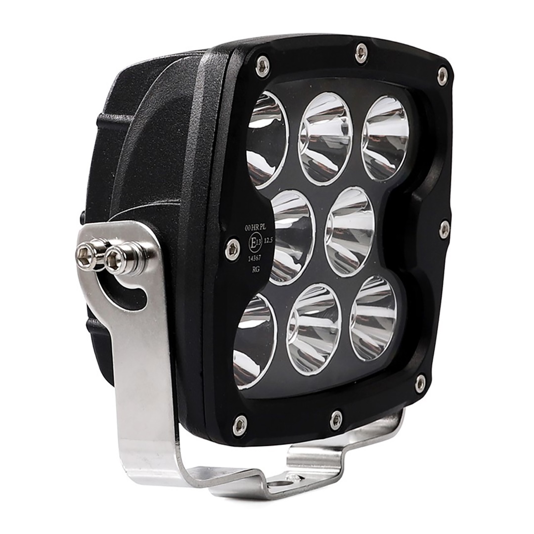 Προβολεας Οδηγησης LED Driving Lights  Μαυρος 10-32V 80W 5600LM 8 Cree LED Τετραγωνος (130 X 130 X 86 Mm) M-TECH - Thumbnail 3