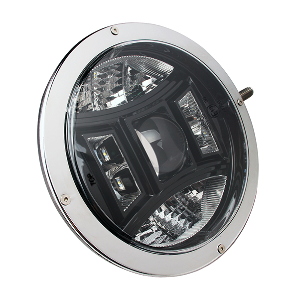 Προβολεας LED Driving Χρωμιο 10-30V 70W 6400LM Cree LED Στρογγυλος 9 Ιντσων - Thumbnail 3