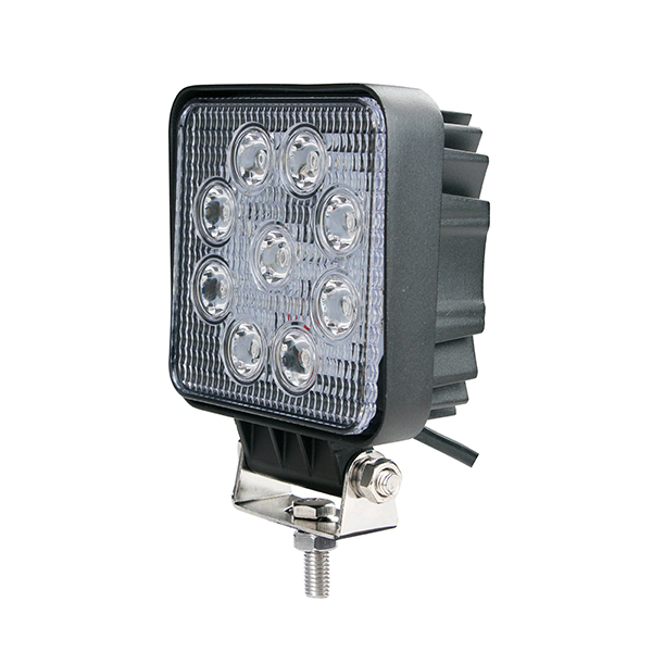 Προβολεας Epistar 10-30V 27W 2025LM Cree LED Τετραγωνος 128X110X58MM - Thumbnail 4