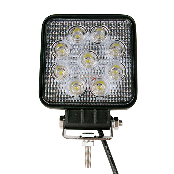Προβολεας Epistar 10-30V 27W 2025LM Cree LED Τετραγωνος 128X110X58MM - Thumbnail 5