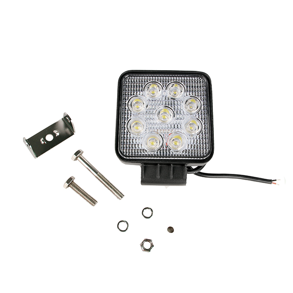 Προβολεας Epistar 10-30V 27W 2025LM Cree LED Τετραγωνος 128X110X58MM - Thumbnail 3
