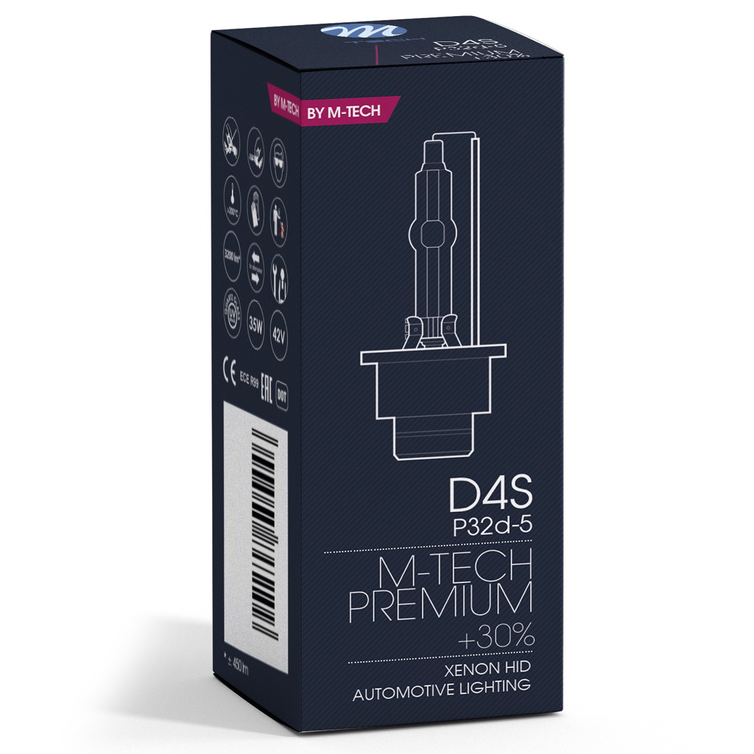 D4S 4.300K 35W P32D-5 12/24V Ανταλλακτικη Λαμπα Premium 1τεμ. - Thumbnail 2