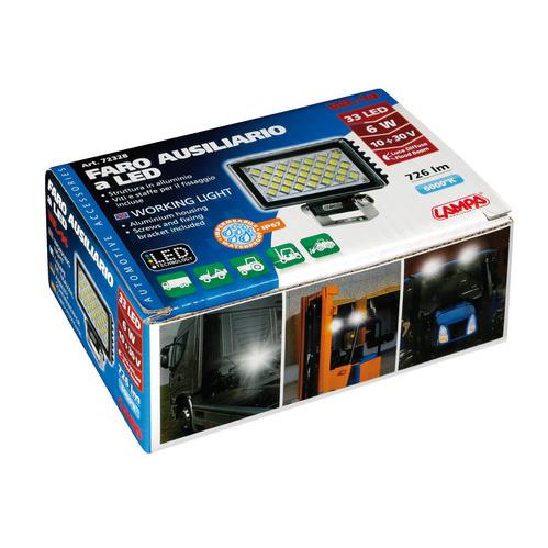 Προβολεας Εργασιας WL-14 10/30V 33LED 6W 726LM 6.000K Με Φως Διαθλασης (95X80X25 Mm) 1τεμ. - Thumbnail 4