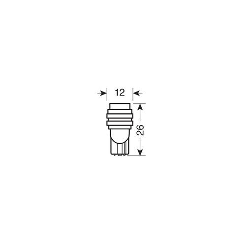 T10 W5W 12V W2,1X9,5D 30LM Hyper-LED 3 Λευκο (διπλης Πολικοτητας-καρφωτο) Blister 2τεμ. - Thumbnail 2