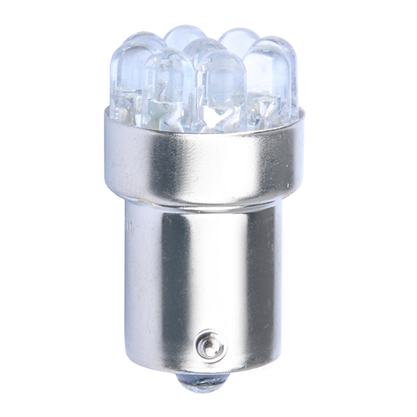 R5W/R10W 12V BA15S LED 9XSMD3014 Κιτρινο (μονοπολικο) Blister 2τεμ. M-TECH