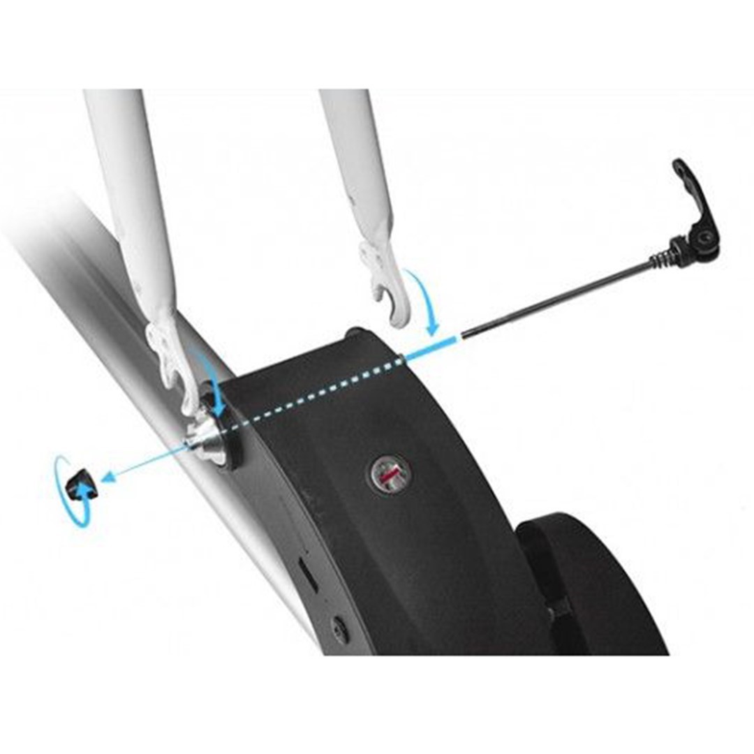 Βαση Ποδηλατου Οροφης Pro Tour Για 1 Ποδηλατο Η 1 Carbon/fat Bike (με Διπλο Αντικλεπτικο Συστημα) MENABO - Thumbnail 7