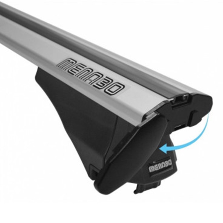 Μπαρες Οροφης Αλουμινιου Leopard Xl Silver 135 Cm Σε Ασημι Χρωμα Για Οροφη Με Flush Και Raised Rails MENABO - 2 Τεμ. - Thumbnail 5