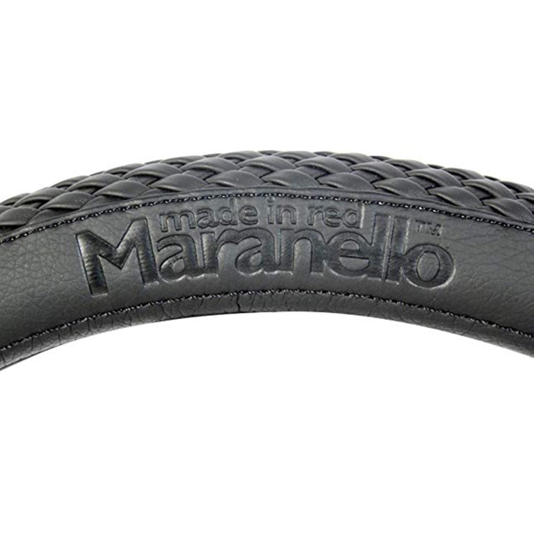ΚΑΛΥΜΜΑ ΤΙΜΟΝΙΟΥ MARANELLO 37/43 cm (ΜΑΥΡΟ/ΚΟΚΚΙΝΗ ΡΑΦΗ/ΠΛΕΚΤΗ ΥΦΗ)
