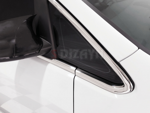 Trim  Παραθυρων Αυτοκολλητα Χρωμιου 12τεμ. Για Opel Astra J 4D 2012+ - Thumbnail 5