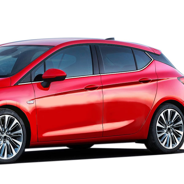 Trim Παραθυρων Αυτοκολλητα Χρωμιου 6τεμ. Για Opel Astra K 5D 2015+