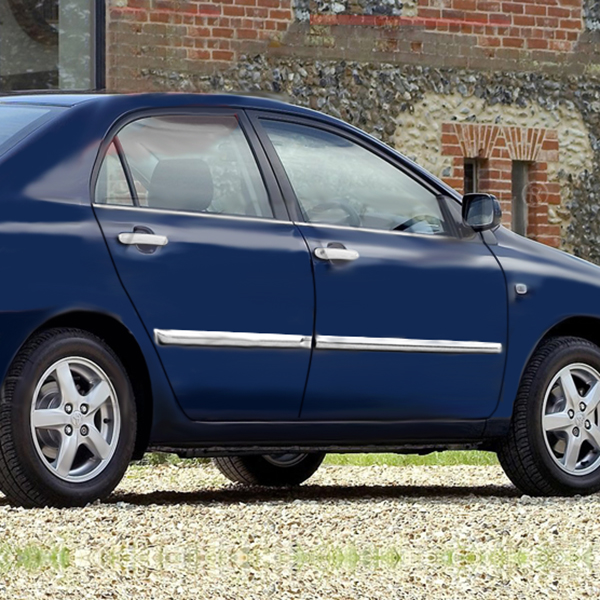 Διακοσμητικη Φασα Πορτας Χρωμιο 4τεμ. Για Toyota Corolla 4/5D 02-07