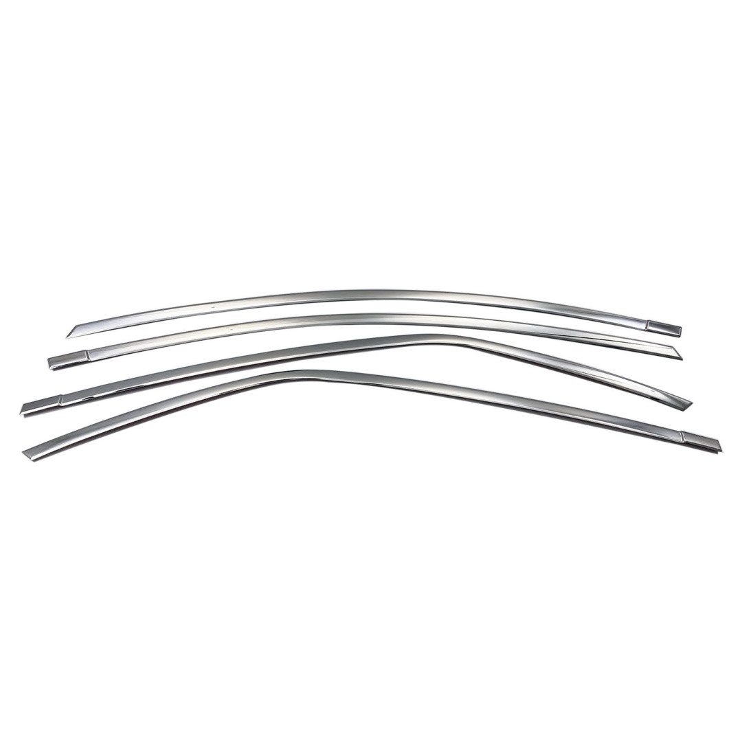 Διακοσμητικο Trim Παραθυρων Χρωμιο 4 Τεμ. Για Toyota Corolla 4D 2014+