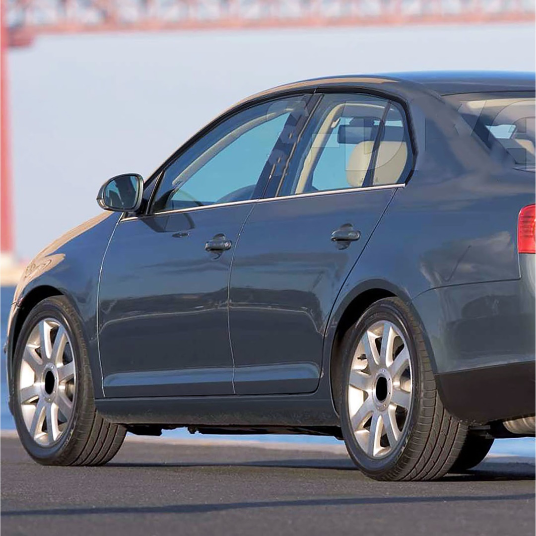 Trim Παραθυρων Αυτοκολλητα Χρωμιου 4τεμ. Για Vw Jetta 4D 2006-2011
