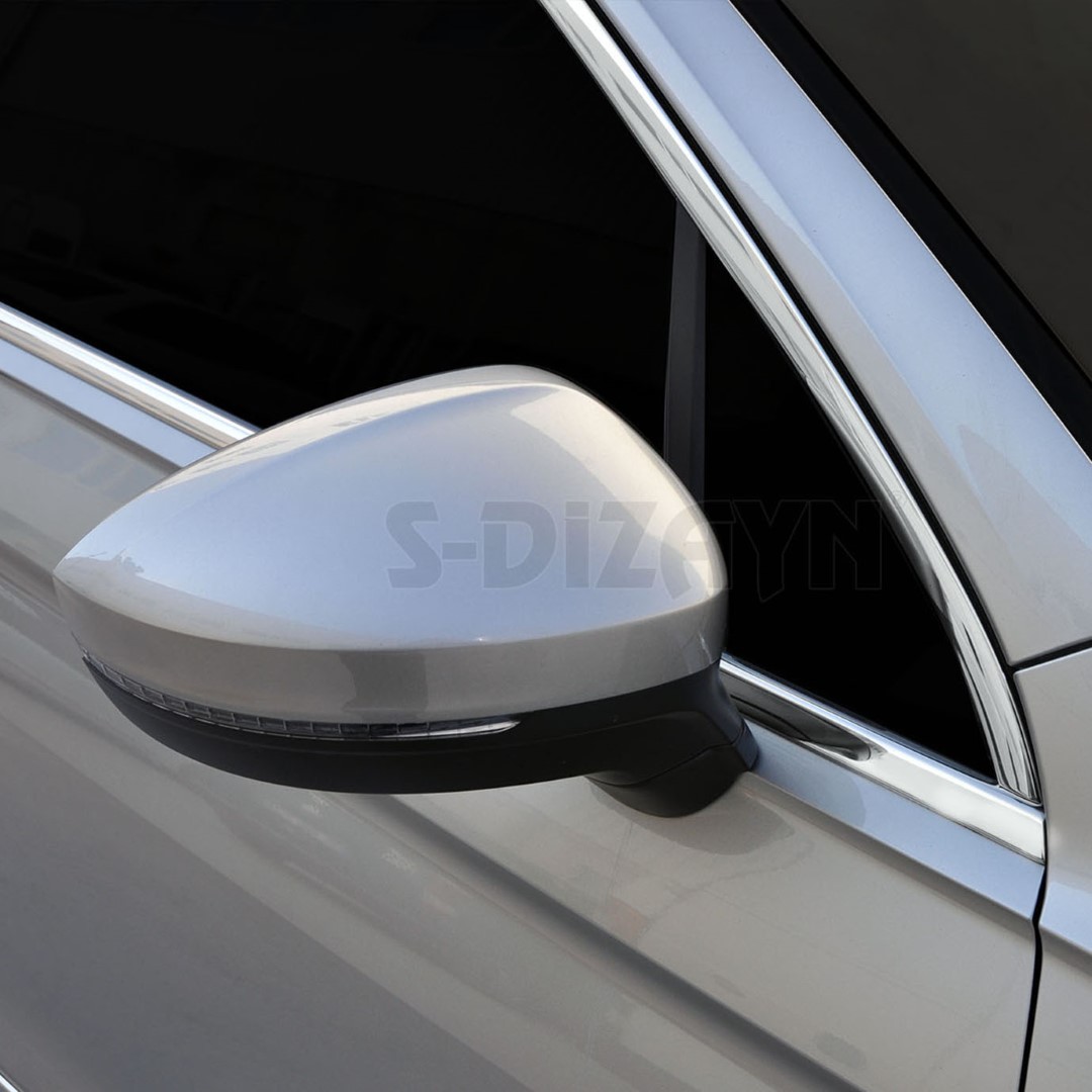 Trim  Παραθυρων (αυτοκολλητα/χρωμιο) - 12 Τεμ. Για Vw Tiguan 5D 2016+ - Thumbnail 2
