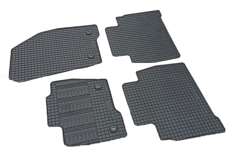 Cik - ΠΑΤΑΚΙΑ ΑΥΤΟΚΙΝΗΤΟΥ ΑΠΟ ΛΑΣΤΙΧΟ ΓΙΑ FORD S-MAX 2015+ / FORD GALAXY 2015+ ΣΕ ΜΑΥΡΟ ΧΡΩΜΑ ΜΕ ΚΟΥΜΠΩΜΑΤΑ - 4 ΤΕΜ. (RM.FO.0026/CK)
