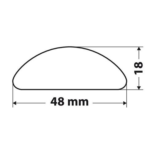 Αυτοκολλητο Σκρατς Οβαλ 48X18MM Λευκο 3M - Thumbnail 3