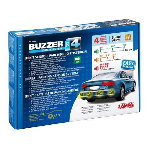 Συστημα Παρκαρισματος 12V 4 Ματια Με Buzzer R4 - Thumbnail 3